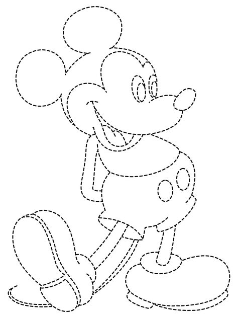 mickey mouse tracing
